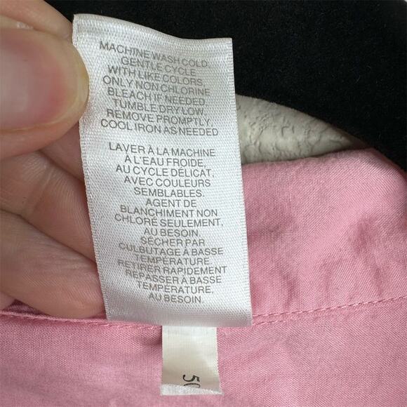 Disney Mickey Mouse Embroidered Pink Button-Up Shirt‎ Unisex Size M - Picture 10 of 13